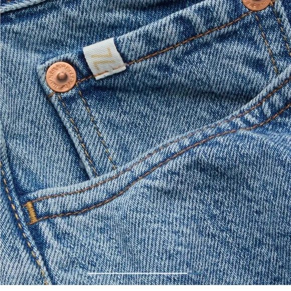 AE 77 Vintage Flare Medium Blue High-Rise Flare Jeans - Picture 7 of 16